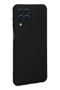Samsung Galaxy M33 Kılıf Nano içi Kadife Silikon - Siyah