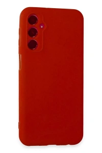 Samsung Galaxy M34 5G Kılıf First Silikon - Kırmızı