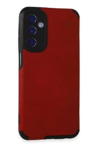Samsung Galaxy M34 5G Kılıf Loop Deri Silikon - Kırmızı