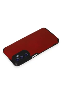 Samsung Galaxy M34 5G Kılıf Loop Deri Silikon - Kırmızı
