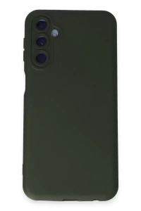 Samsung Galaxy M34 5G Kılıf Nano içi Kadife Silikon - Koyu Yeşil