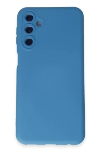 Samsung Galaxy M34 5G Kılıf Nano içi Kadife Silikon - Mavi
