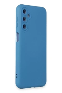 Samsung Galaxy M34 5G Kılıf Nano içi Kadife Silikon - Mavi
