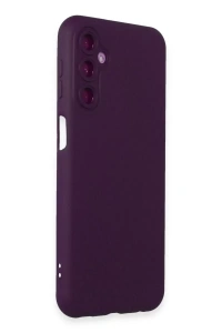 Samsung Galaxy M34 5G Kılıf Nano içi Kadife Silikon - Mor