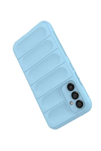 Samsung Galaxy M34 5G Kılıf Optimum Silikon - Sky Blue