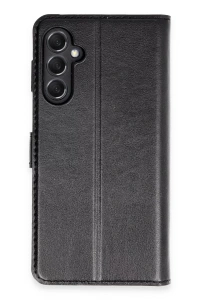 Samsung Galaxy M34 5G Kılıf Trend S Plus Kapaklı Kılıf - Siyah