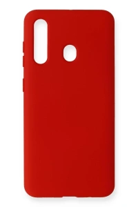 Samsung Galaxy M40 Kılıf Nano içi Kadife Silikon - Kırmızı