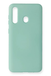 Samsung Galaxy M40 Kılıf Nano içi Kadife Silikon - Turkuaz