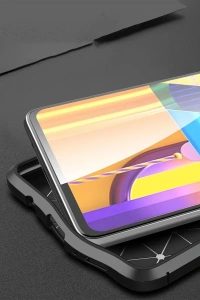 Samsung Galaxy M51 Kılıf Auto Focus Kapak - Kırmızı