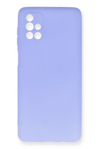 Samsung Galaxy M51 Kılıf First Silikon - Lila