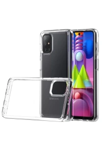 Samsung Galaxy M51 Kılıf Lüx Şeffaf Silikon