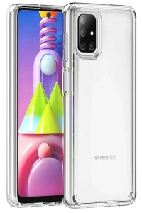 Samsung Galaxy M51 Kılıf Lüx Şeffaf Silikon