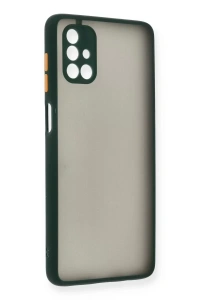 Samsung Galaxy M51 Kılıf Montreal Silikon Kapak - Yeşil