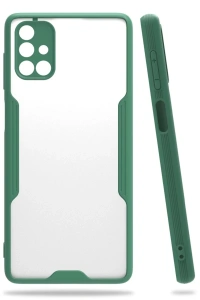 Samsung Galaxy M51 Kılıf Platin Silikon - Yeşil