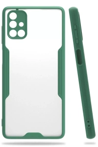 Samsung Galaxy M51 Kılıf Platin Silikon - Yeşil