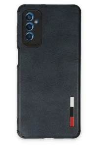 Samsung Galaxy M52 5G Kılıf Loop Deri Silikon - Lacivert