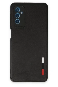 Samsung Galaxy M52 5G Kılıf Loop Deri Silikon - Siyah