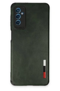 Samsung Galaxy M52 5G Kılıf Loop Deri Silikon - Yeşil