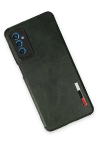 Samsung Galaxy M52 5G Kılıf Loop Deri Silikon - Yeşil
