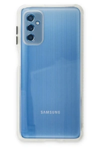 Samsung Galaxy M52 5G Kılıf Miami Şeffaf Silikon - Şeffaf