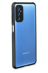 Samsung Galaxy M52 5G Kılıf Miami Şeffaf Silikon - Siyah