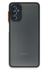 Samsung Galaxy M52 5G Kılıf Montreal Silikon Kapak - Siyah