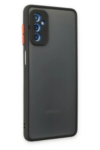 Samsung Galaxy M52 5G Kılıf Montreal Silikon Kapak - Siyah