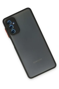 Samsung Galaxy M52 5G Kılıf Montreal Silikon Kapak - Siyah