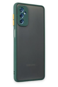 Samsung Galaxy M52 5G Kılıf Montreal Silikon Kapak - Yeşil