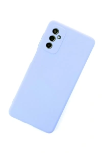 Samsung Galaxy M52 5G Kılıf Nano içi Kadife Silikon - Lila