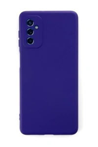 Samsung Galaxy M52 5G Kılıf Nano içi Kadife Silikon - Mor