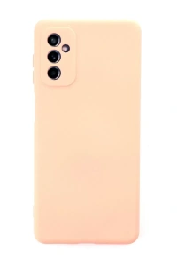 Samsung Galaxy M52 5G Kılıf Nano içi Kadife Silikon - Pudra
