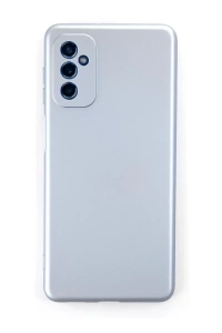 Samsung Galaxy M52 5G Kılıf Nano içi Kadife Silikon - Sky Blue