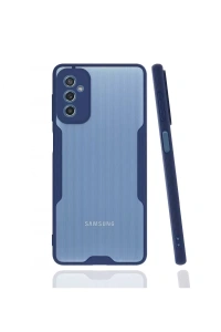 Samsung Galaxy M52 5G Kılıf Platin Silikon - Lacivert