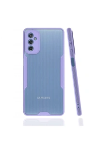 Samsung Galaxy M52 5G Kılıf Platin Silikon - Lila