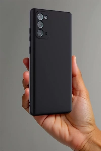 Samsung Galaxy Note 20 Kılıf First Silikon - Mürdüm