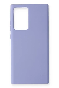 Samsung Galaxy Note 20 Ultra Kılıf Nano içi Kadife Silikon - Lila