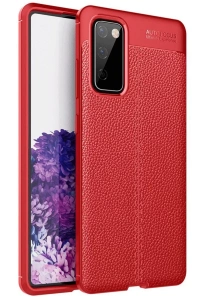 Samsung Galaxy S20 FE Kılıf Auto Focus Kapak - Kırmızı