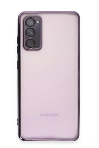 Samsung Galaxy S20 FE Kılıf Lensli Silikon - Mor