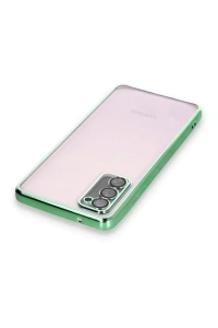 Samsung Galaxy S20 FE Kılıf Lensli Silikon - Yeşil
