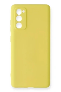 Samsung Galaxy S20 FE Kılıf Nano içi Kadife Silikon - Sarı