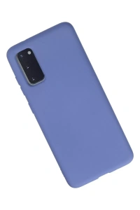 Samsung Galaxy S20 Kılıf Nano içi Kadife Silikon - Lila