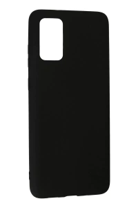 Samsung Galaxy S20 Plus Kılıf Nano içi Kadife Silikon - Siyah