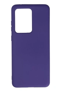 Samsung Galaxy S20 Ultra Kılıf Nano içi Kadife Silikon - Mor