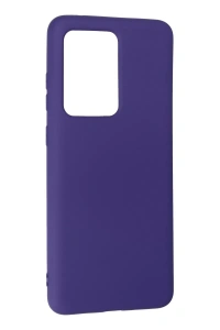 Samsung Galaxy S20 Ultra Kılıf Nano içi Kadife Silikon - Mor