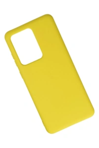 Samsung Galaxy S20 Ultra Kılıf Nano içi Kadife Silikon - Sarı
