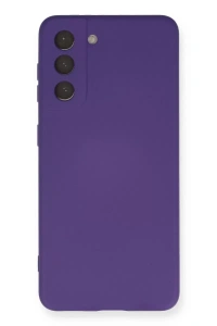Samsung Galaxy S21 Kılıf Nano içi Kadife Silikon - Mor