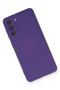 Samsung Galaxy S21 Kılıf Nano içi Kadife Silikon - Mor