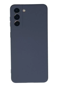 Samsung Galaxy S21 Plus Kılıf Nano içi Kadife Silikon - Gri