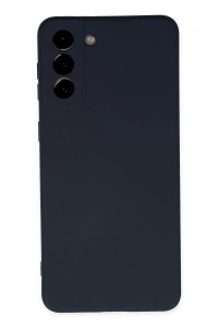 Samsung Galaxy S21 Plus Kılıf Nano içi Kadife Silikon - Lacivert